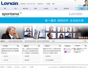 企業(yè)及人力資源管理軟件開發(fā)公司網站案例
